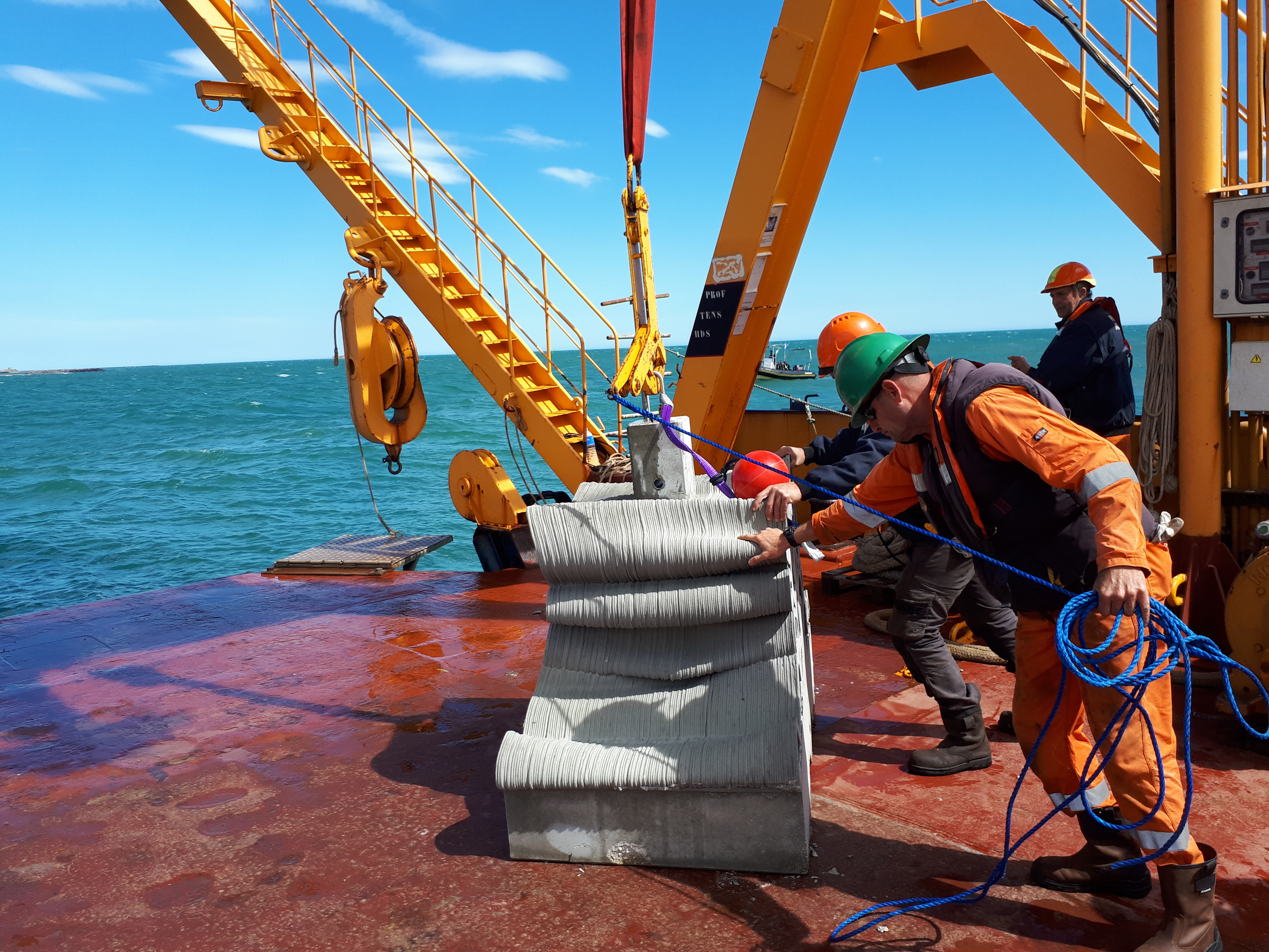 Vicat’s concrete 3D ink buoys up marine biodiversity