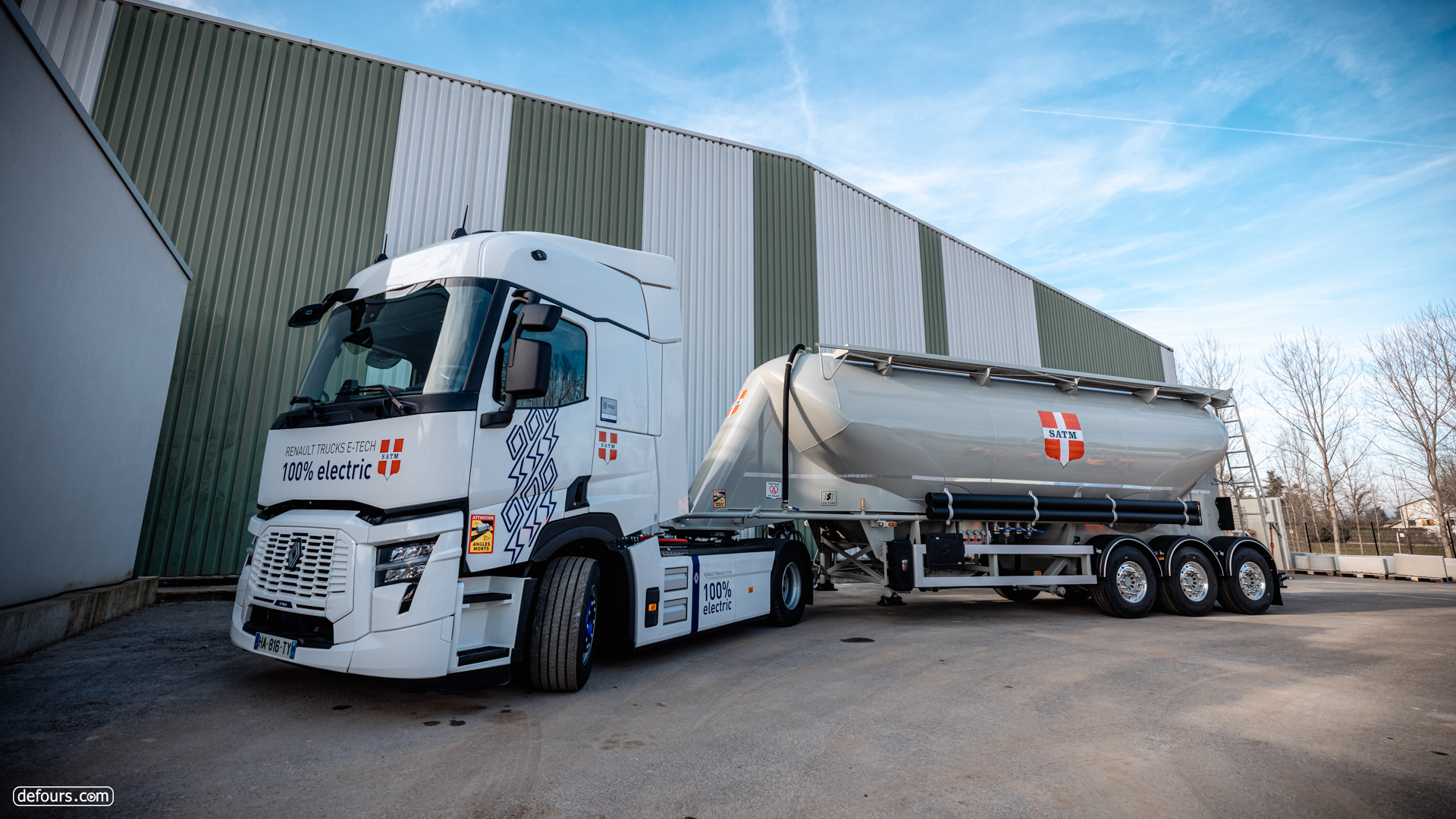 Sustainable transport: 100% electric truck from the Vicat group