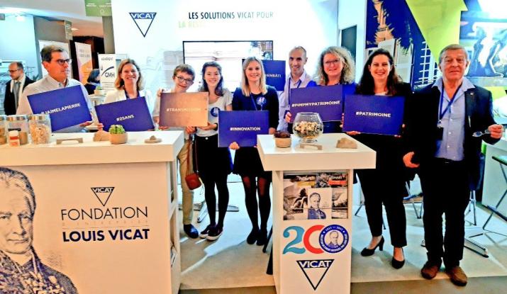 Salon International du Patrimoine Culturel, groupe Vicat