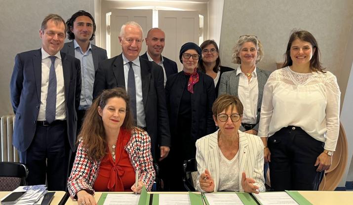 Signature de la convention de mécénat