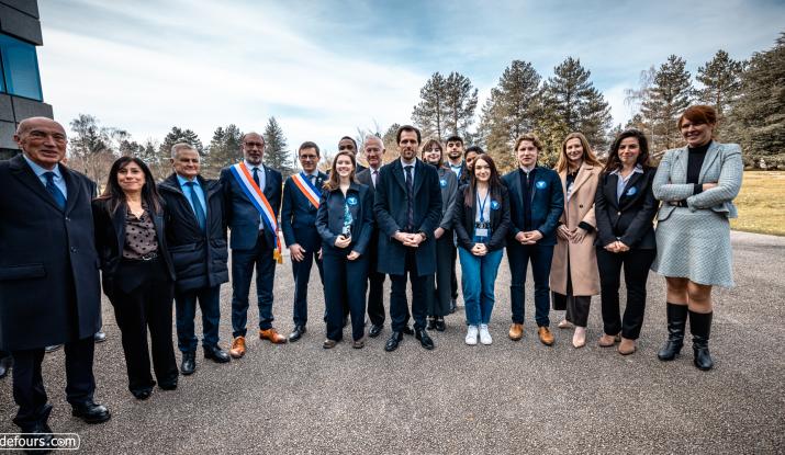  Visit of Mr. Mathieu Lefèvre, Minister Delegate for Ecological Transition, to the headquarters of the Vicat group