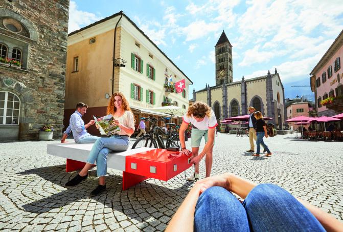 Banc e-lounge en Suisse