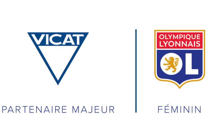 Cartouche partenariat Vicat X OL Féminin