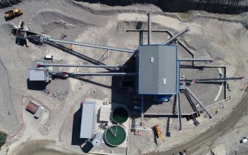 installation de traitement d’Annecy Béton Carrières