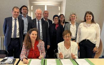 Signature de la convention de mécénat