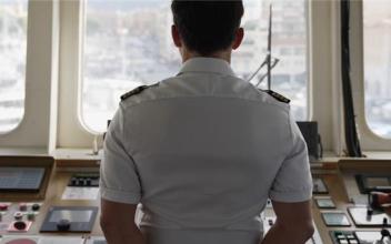 Security exercise aboard the Capo Cinto, the Vicat's first cement carrier