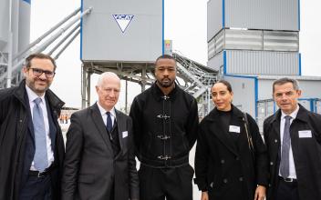 Inauguration de la centrale béton aux Pavillons-sous-Bois